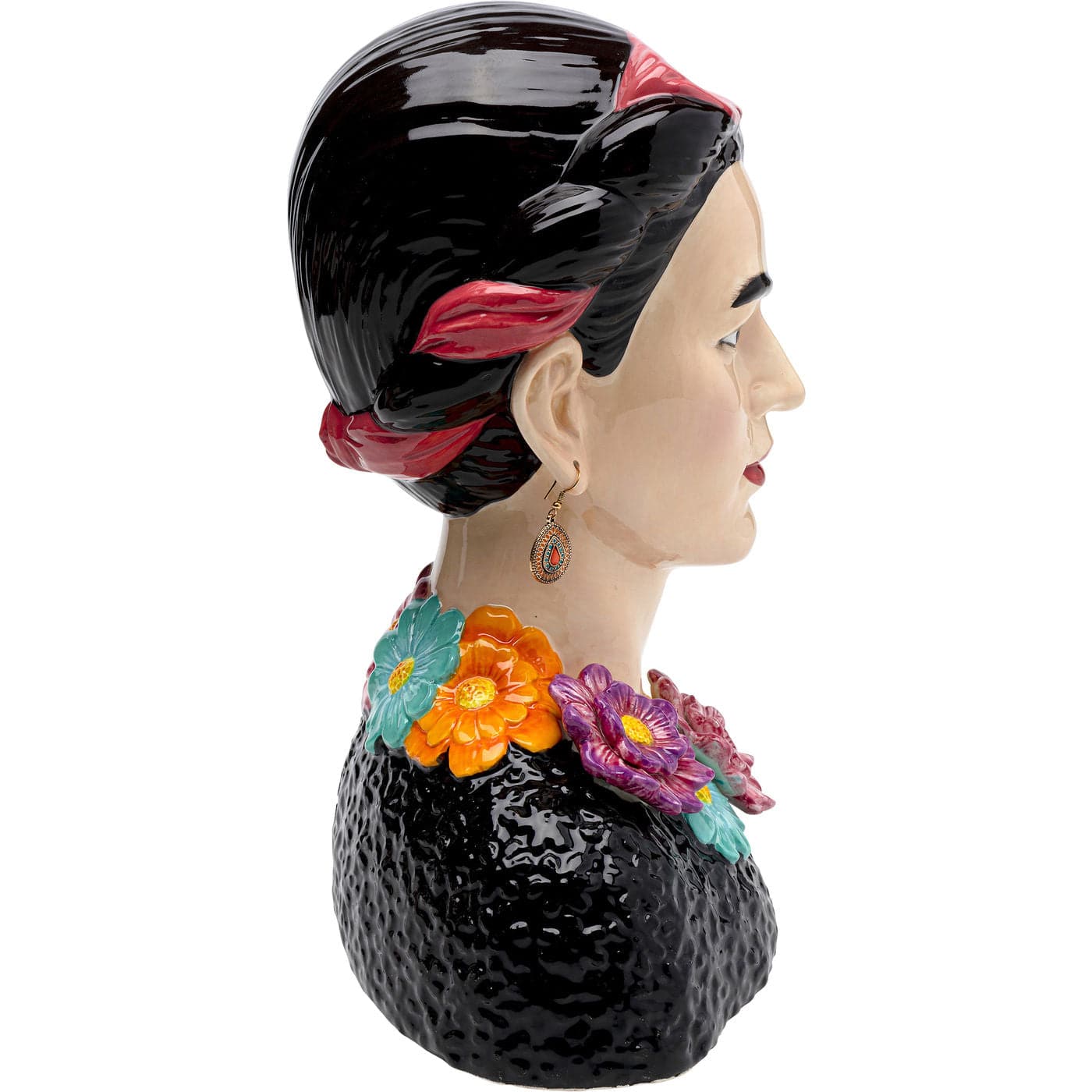 Frida Kahlo inspired vase