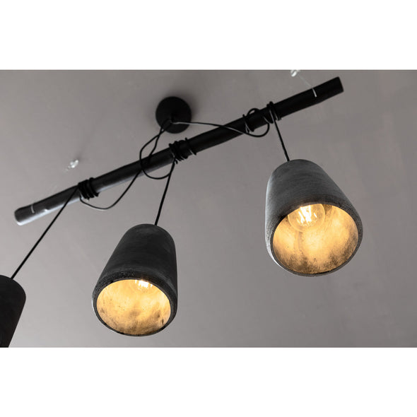 Pendant Lamp Dining Concrete Black Tre