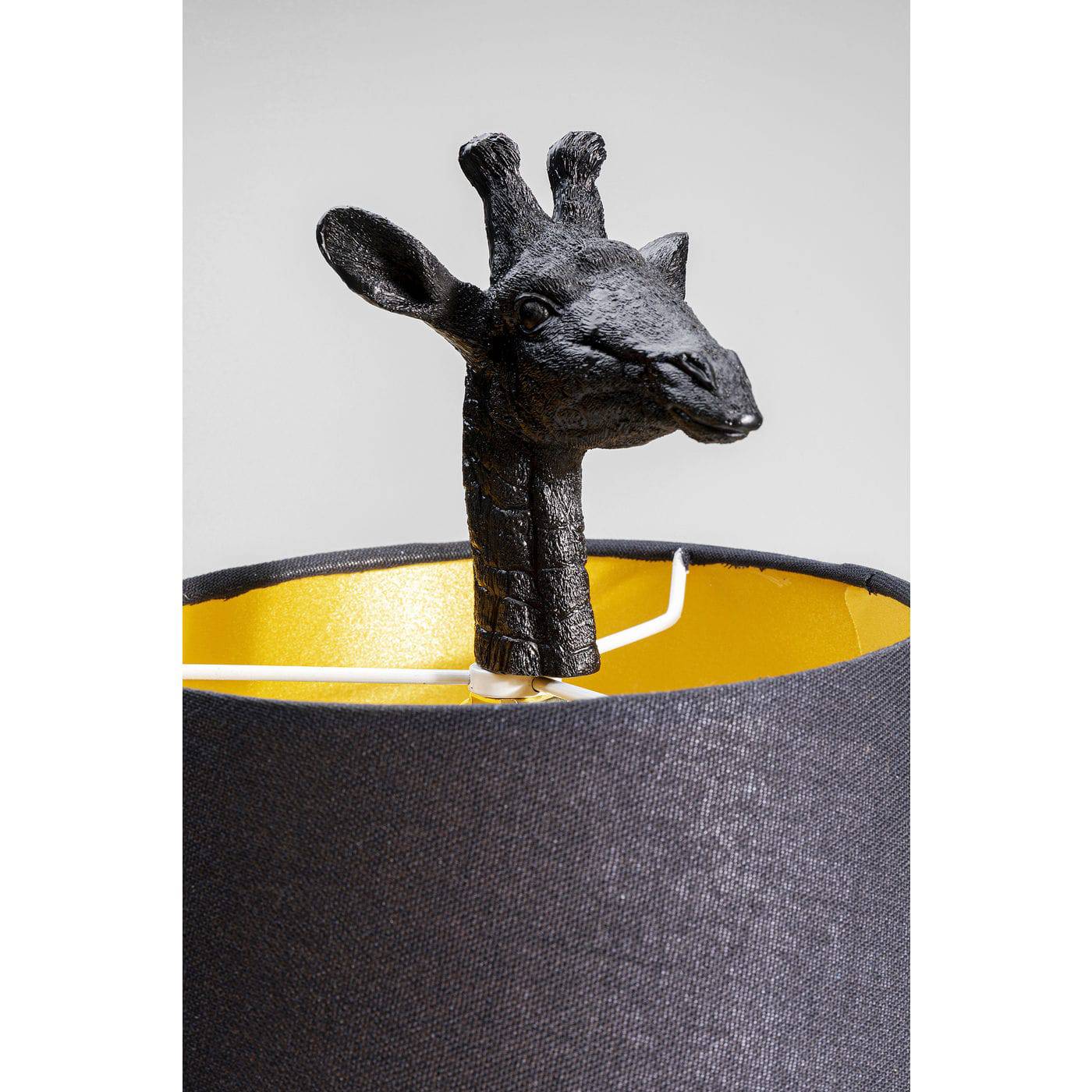 table-lamp-giraffe-mat-black - JULIA VENCE STORE