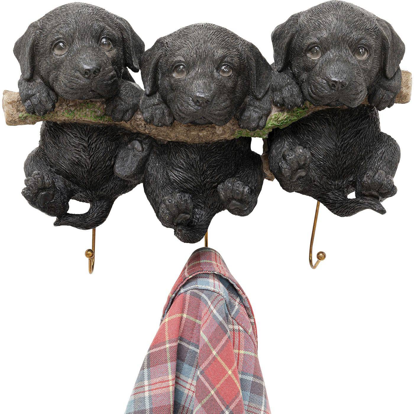 wall-hooks-three-mini-dogs - JULIA VENCE STORE