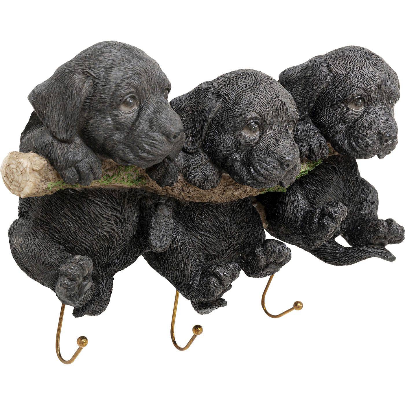 wall-hooks-three-mini-dogs - JULIA VENCE STORE