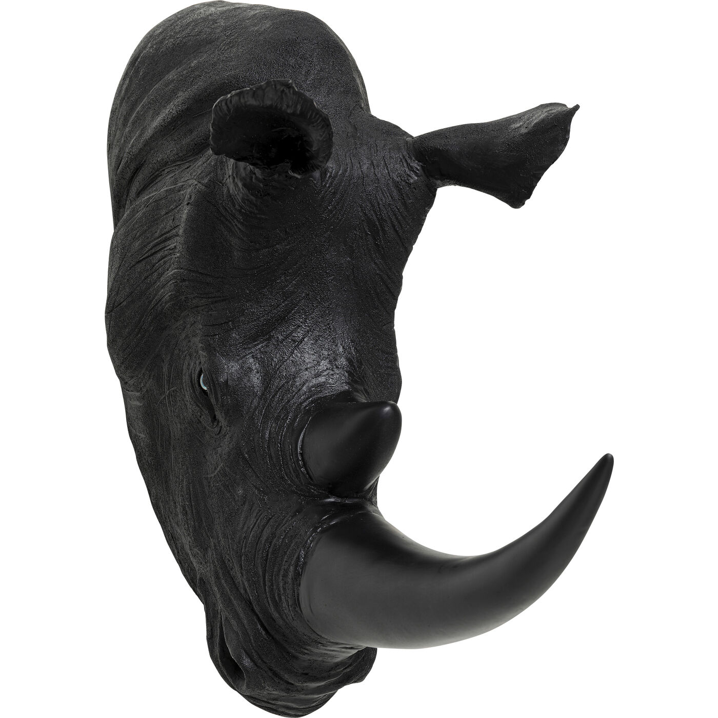 Wall Object Rhino Head Antique Black