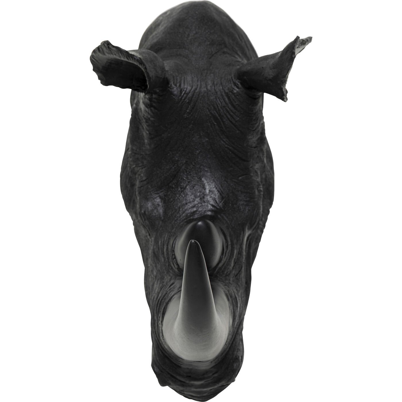 Wall Object Rhino Head Antique Black