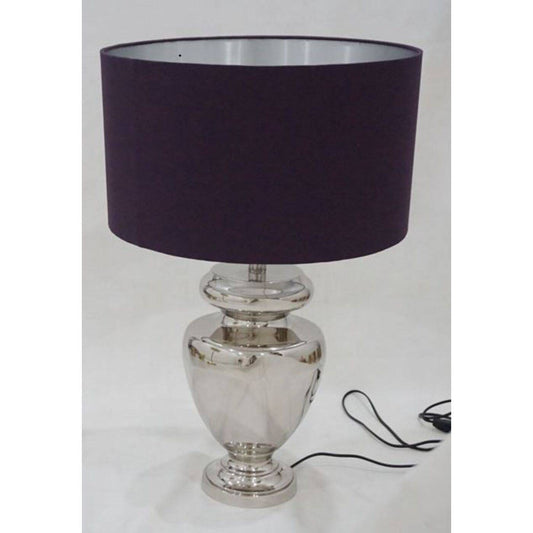 table-lamp-barock-silver-purple - JULIA VENCE STORE