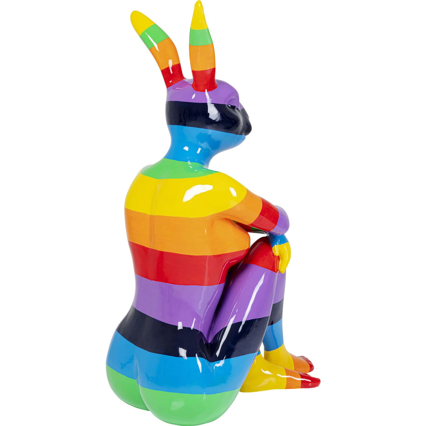 Deco Figurine Sitting Rabbit Rainbow 203 - JULIA VENCE STORE