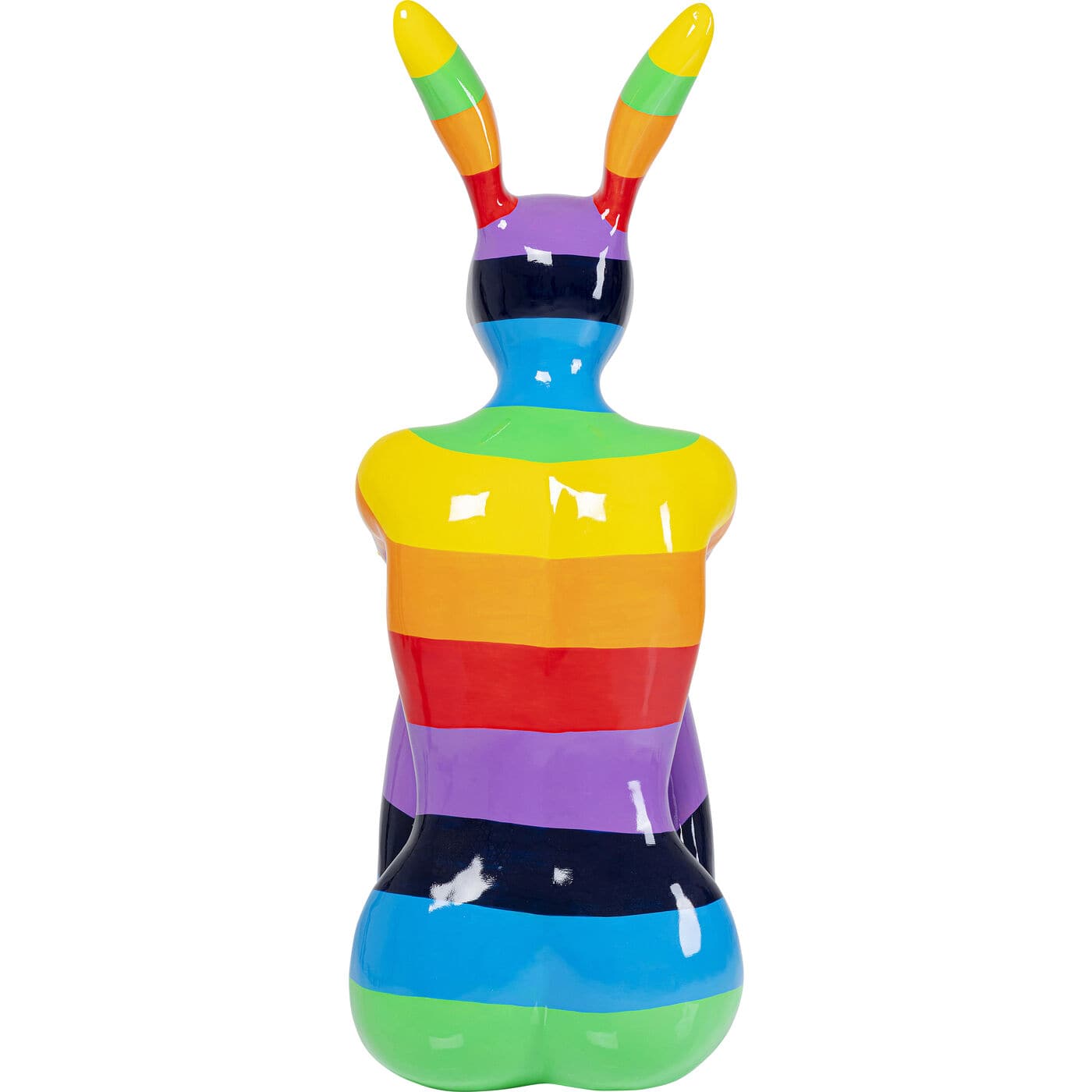 Deco Figurine Sitting Rabbit Rainbow 203 - JULIA VENCE STORE