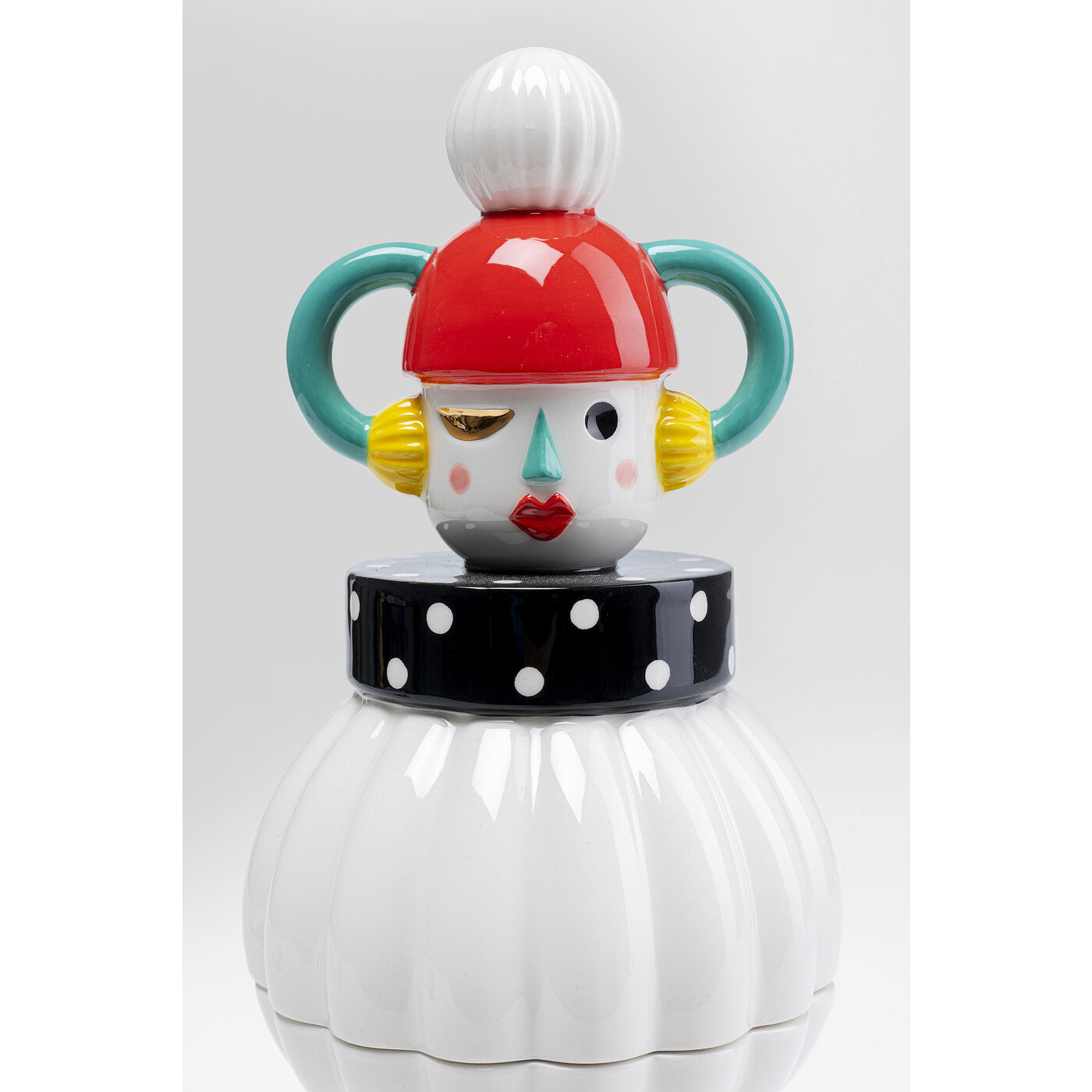  Ceramic Doll Deco Jar 