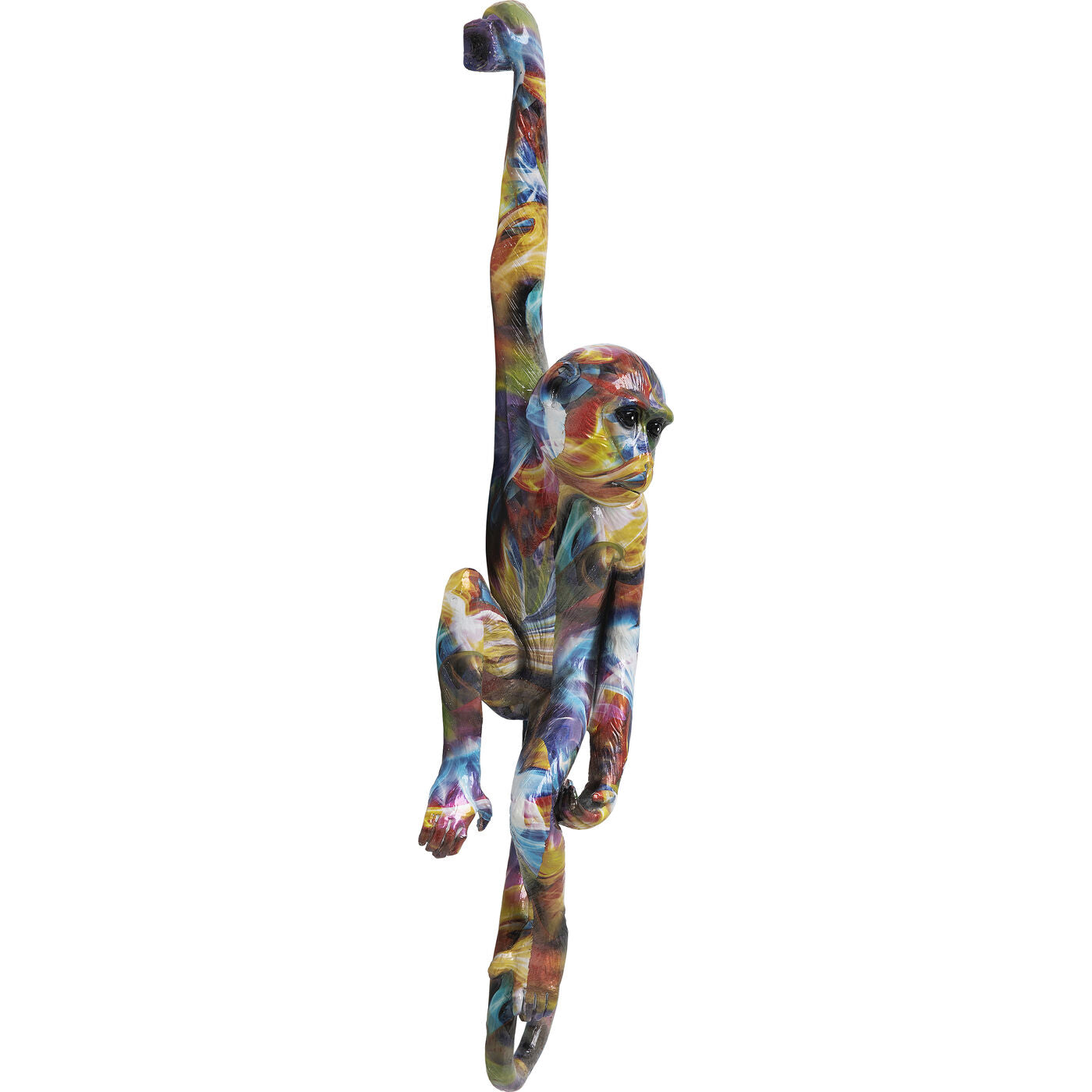 Wall Object Hanging Ape Colorful 17x67cm