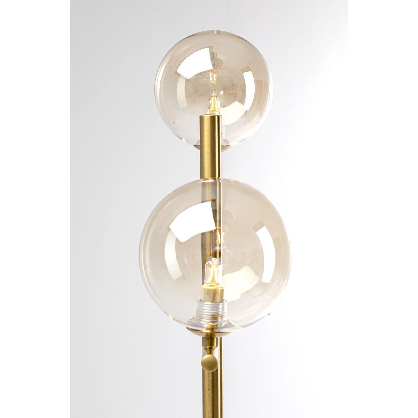 Floor Lamp Two Balls Gold