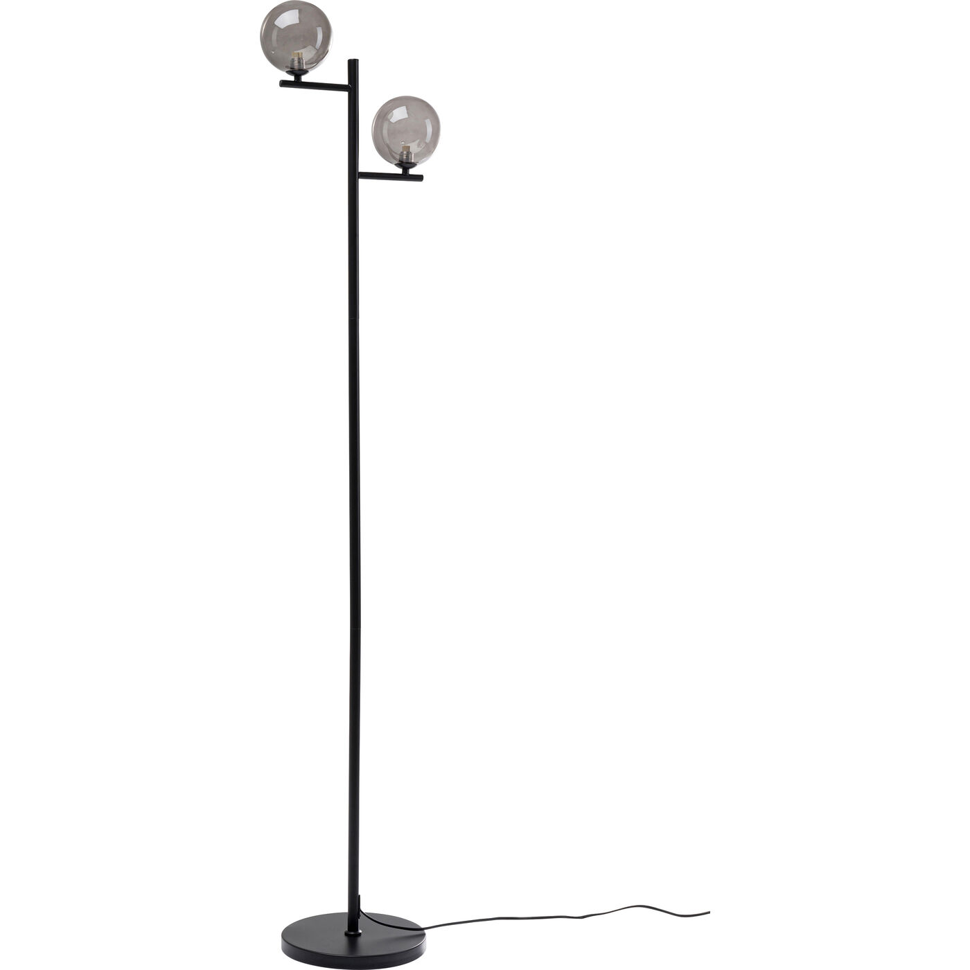 Floor Lamp Two Balls Matt Black