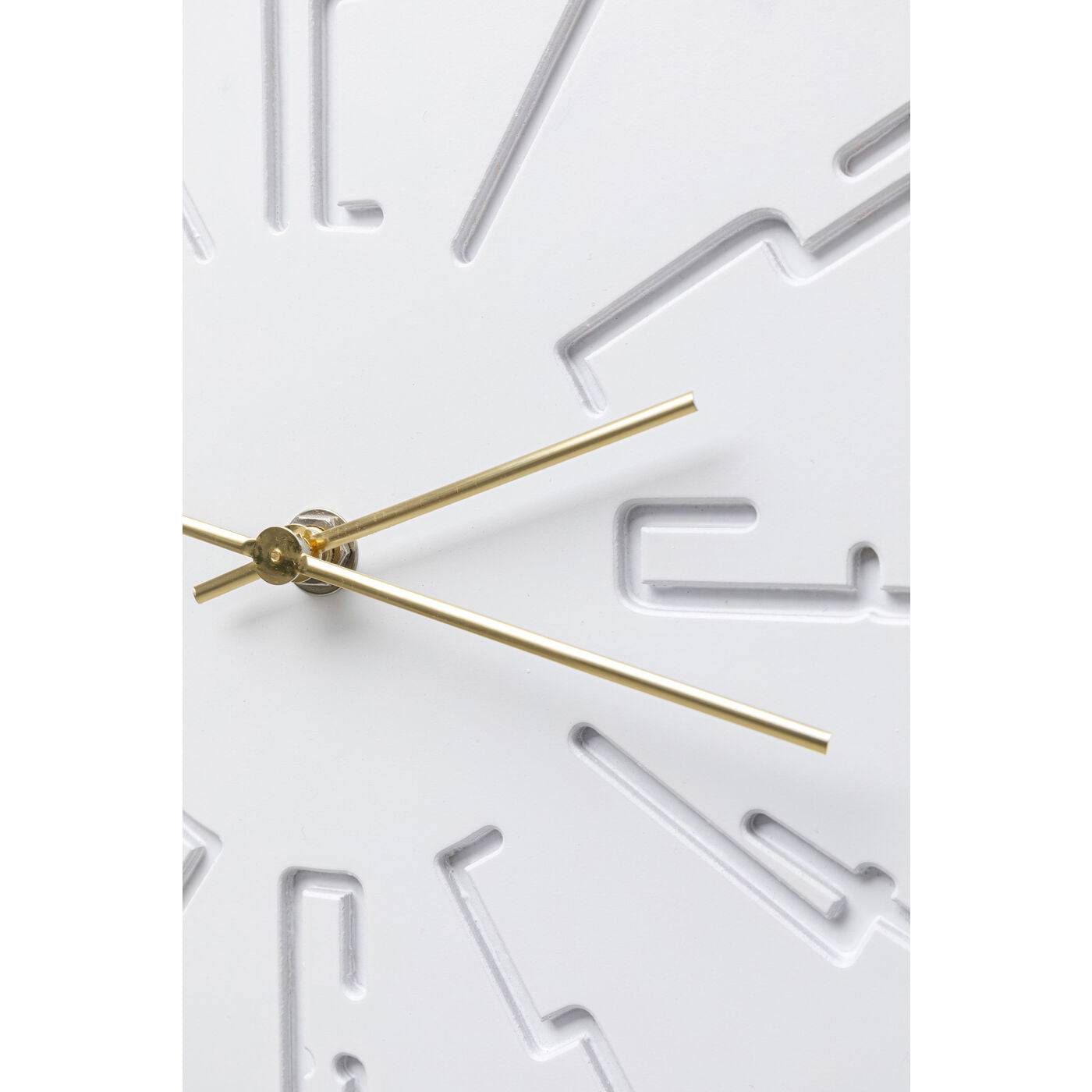 table clock cubito white