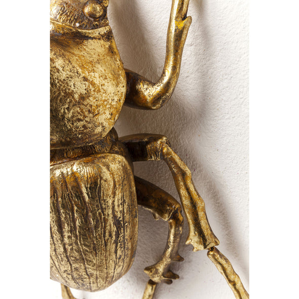 Gold Beetle Wall Decoration