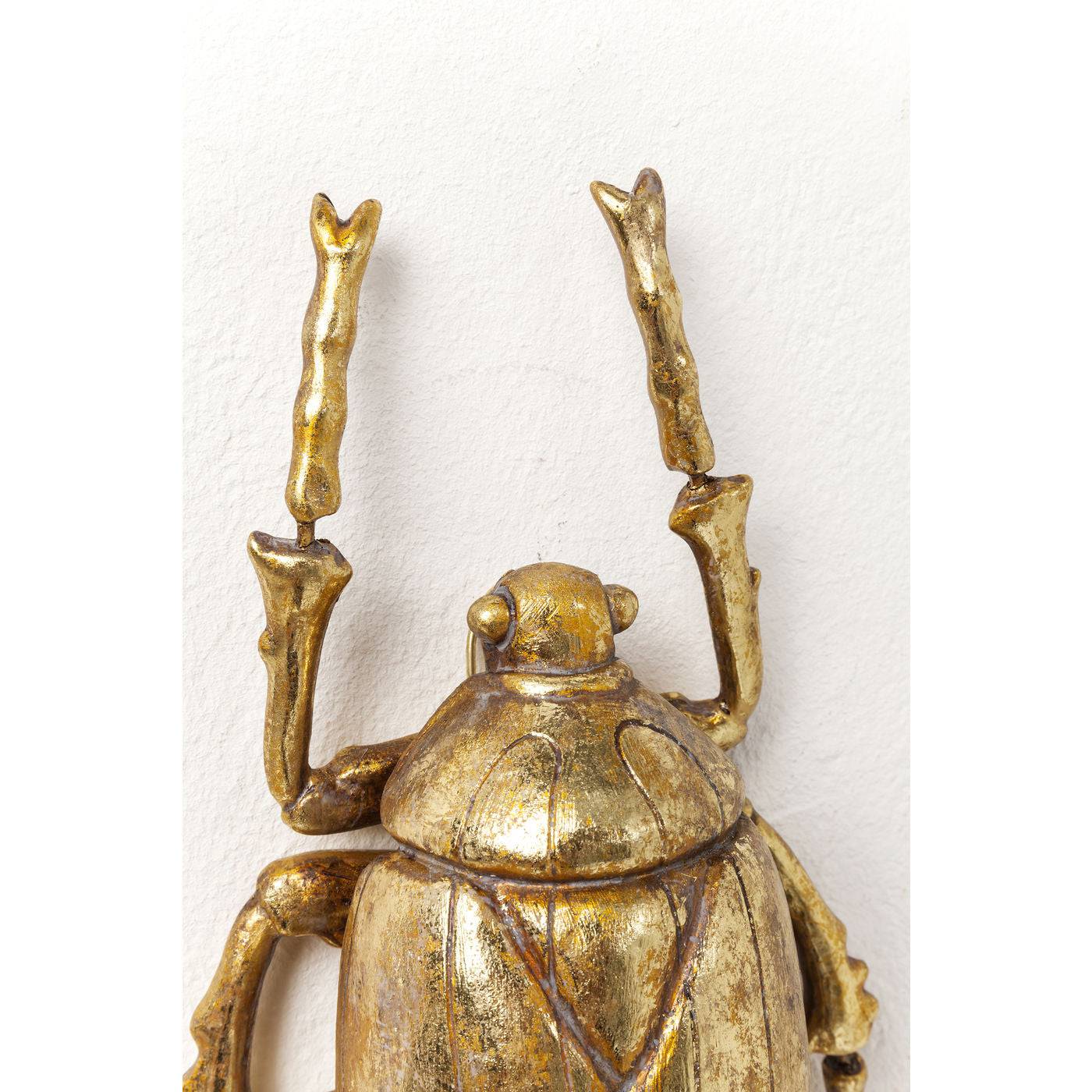 Golden Beetle Wall Decoration