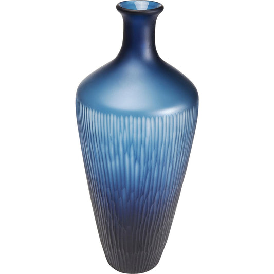 Vase Cutting Blue Taille - JULIA VENCE STORE