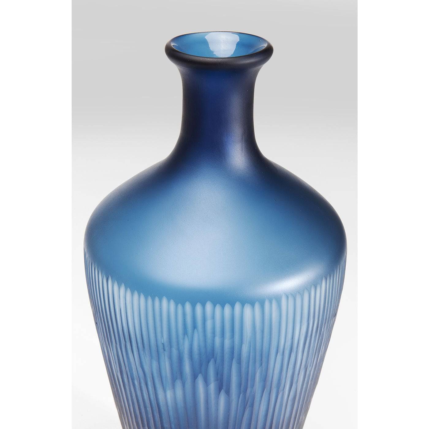 Vase Cutting Blue Taille - JULIA VENCE STORE