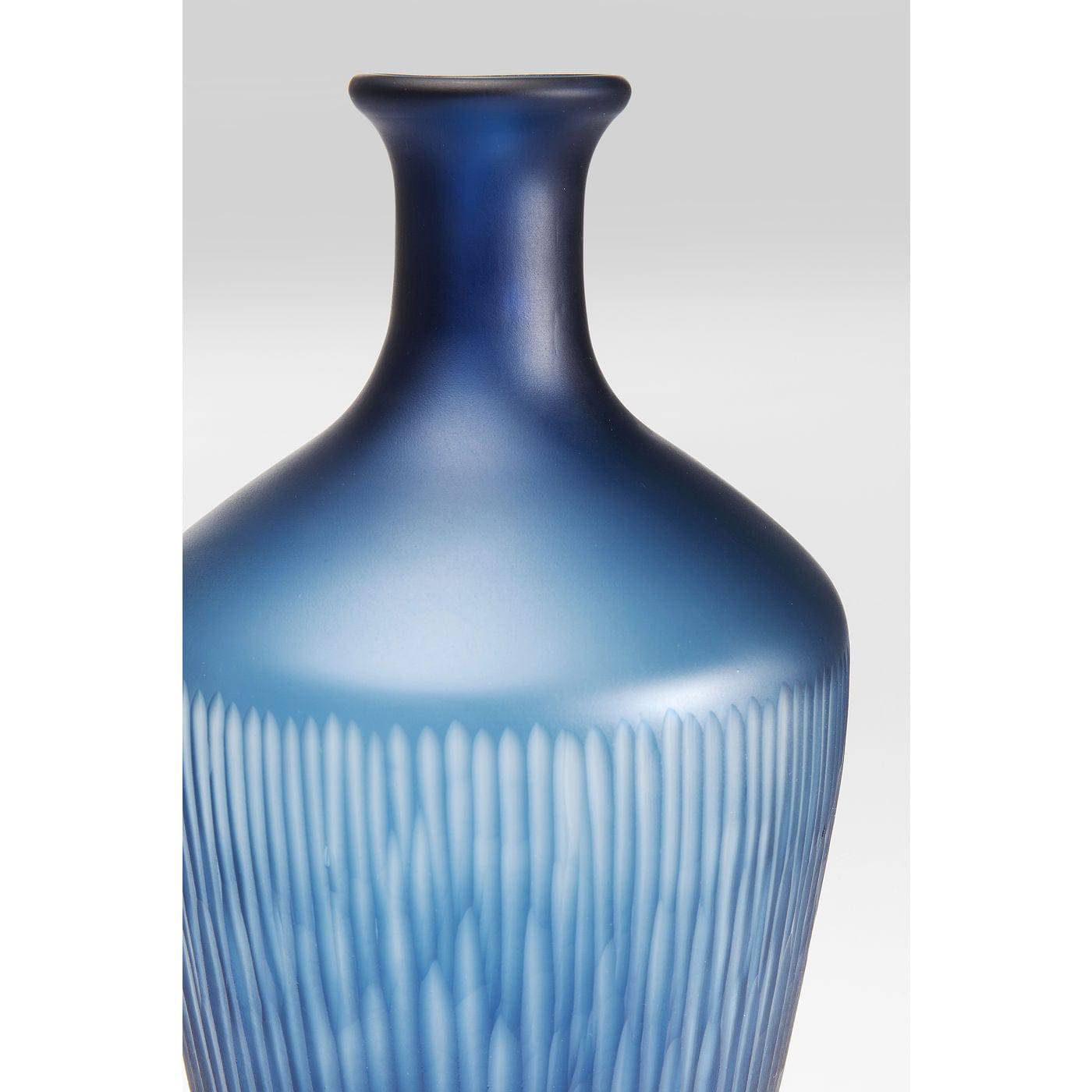 Vase Cutting Blue Taille - JULIA VENCE STORE