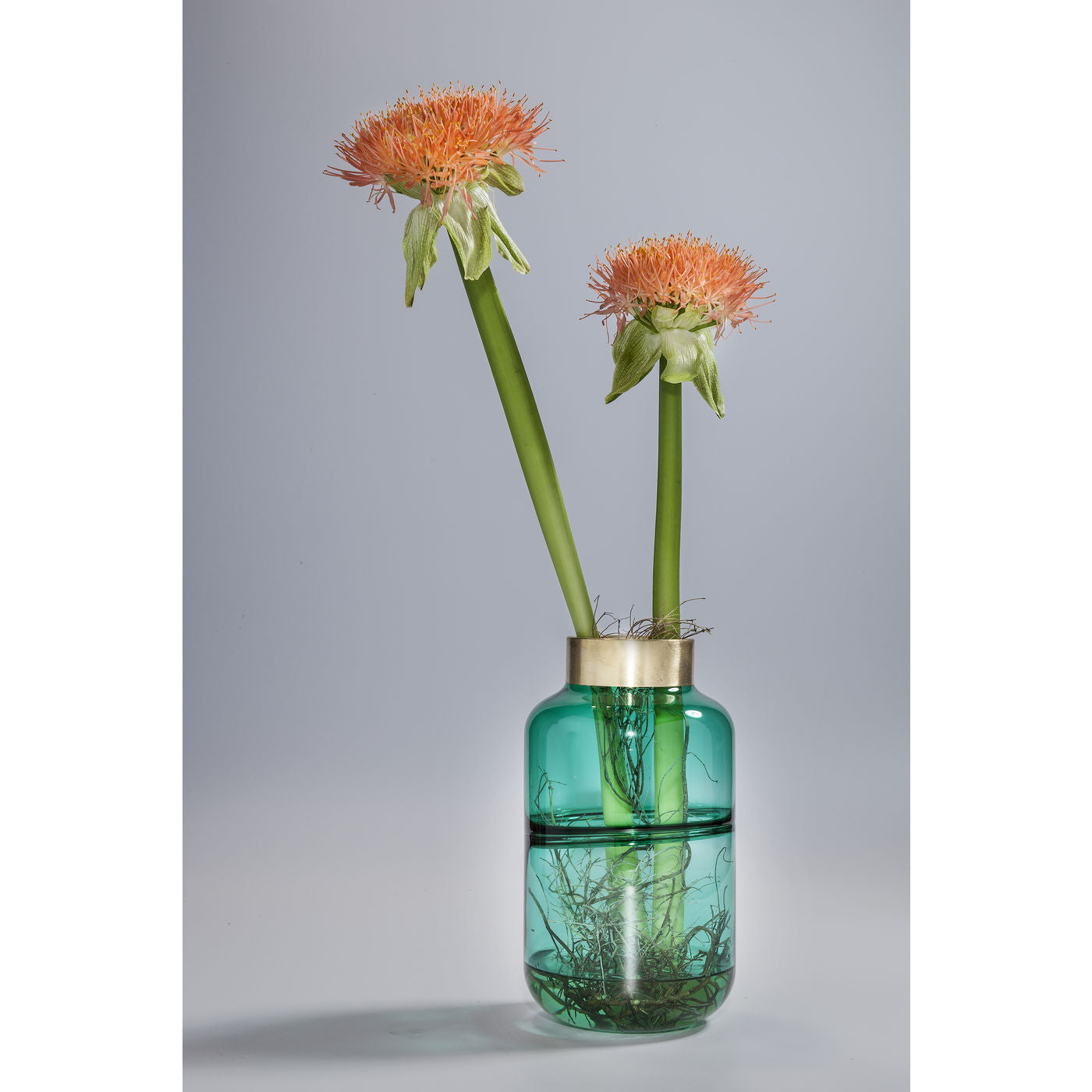 Emerald Green Glass Vase 