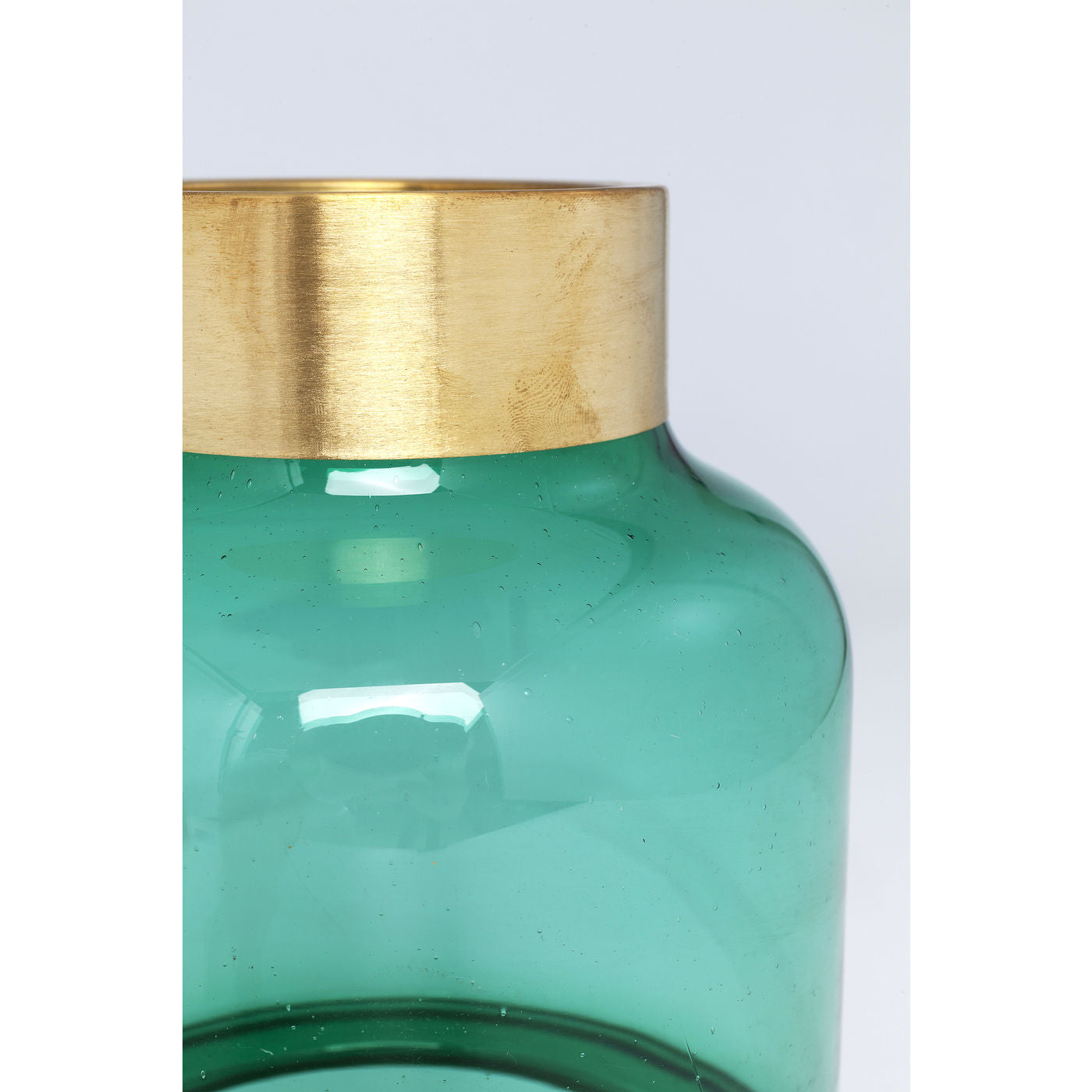 Emerald Green Glass Vase 