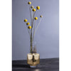 Glass Vase Gold Band