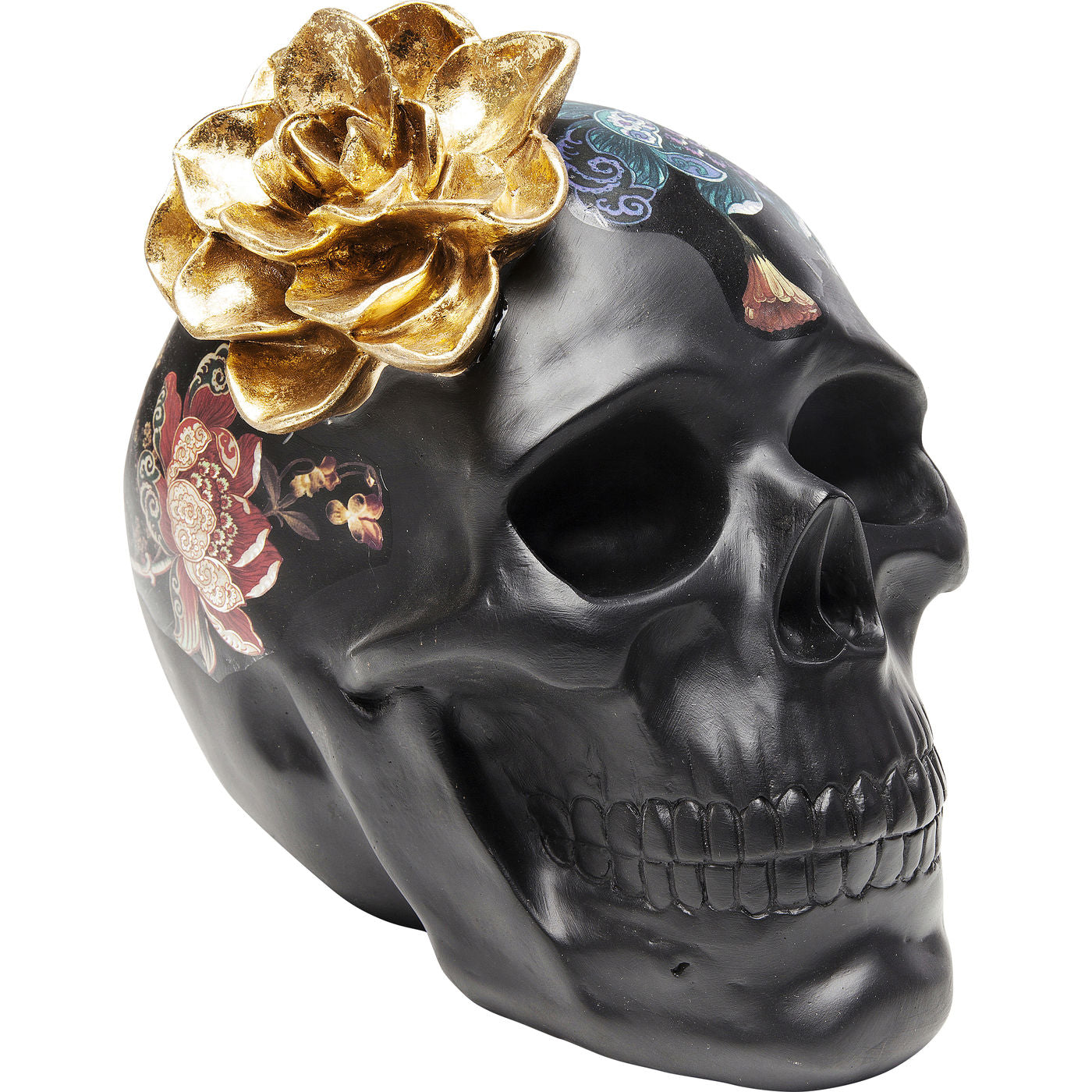 Flower Skull Decor