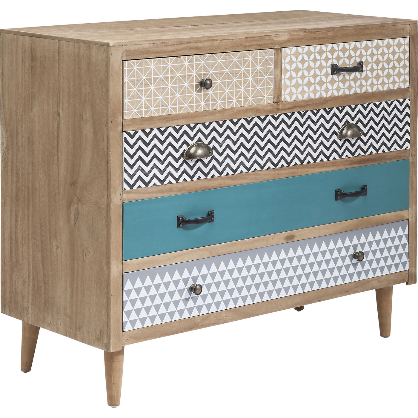 Dresser Capri 5Drw 90cm