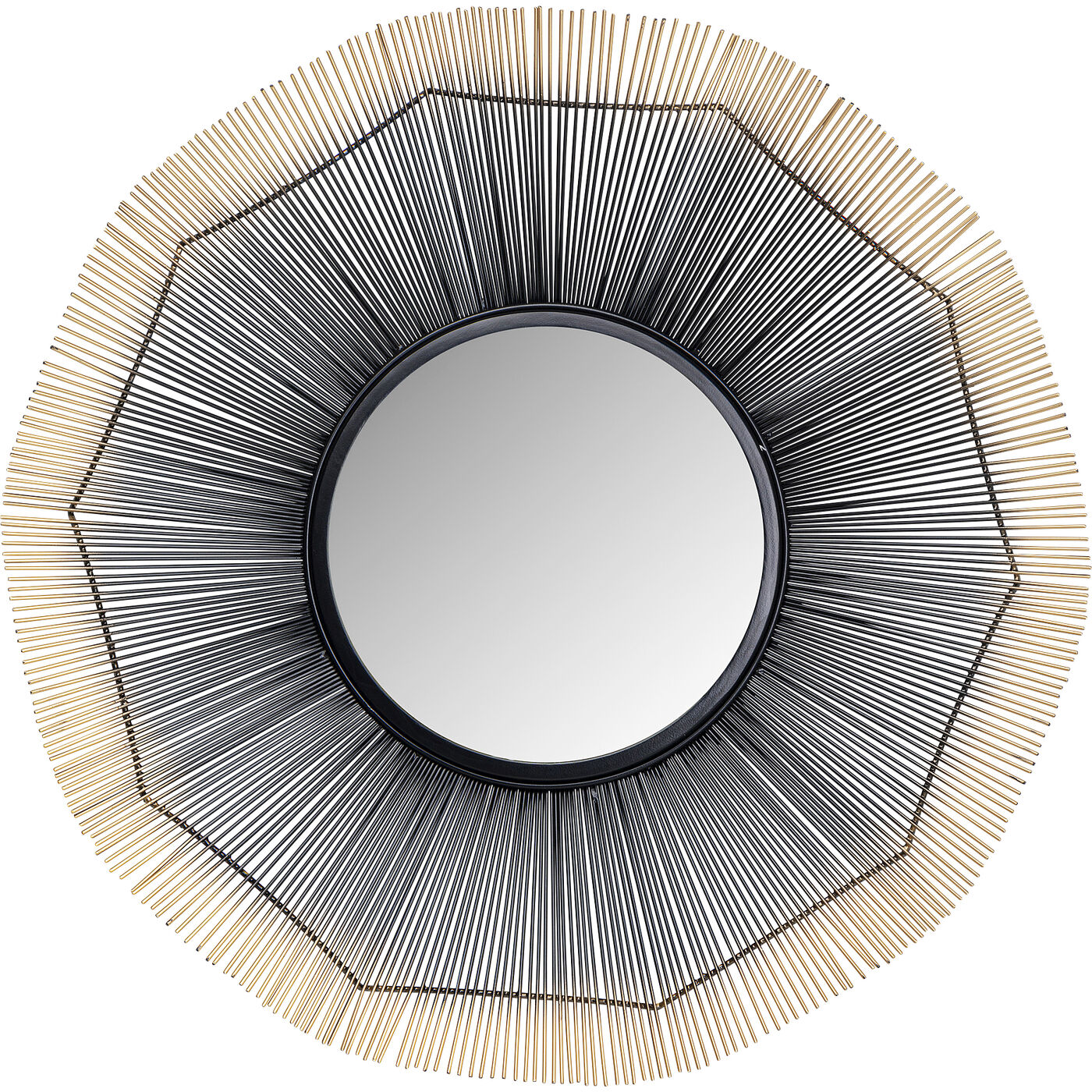 wall mirror sunflower o81cm