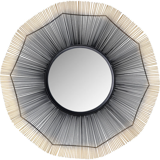 wall mirror sunflower o81cm