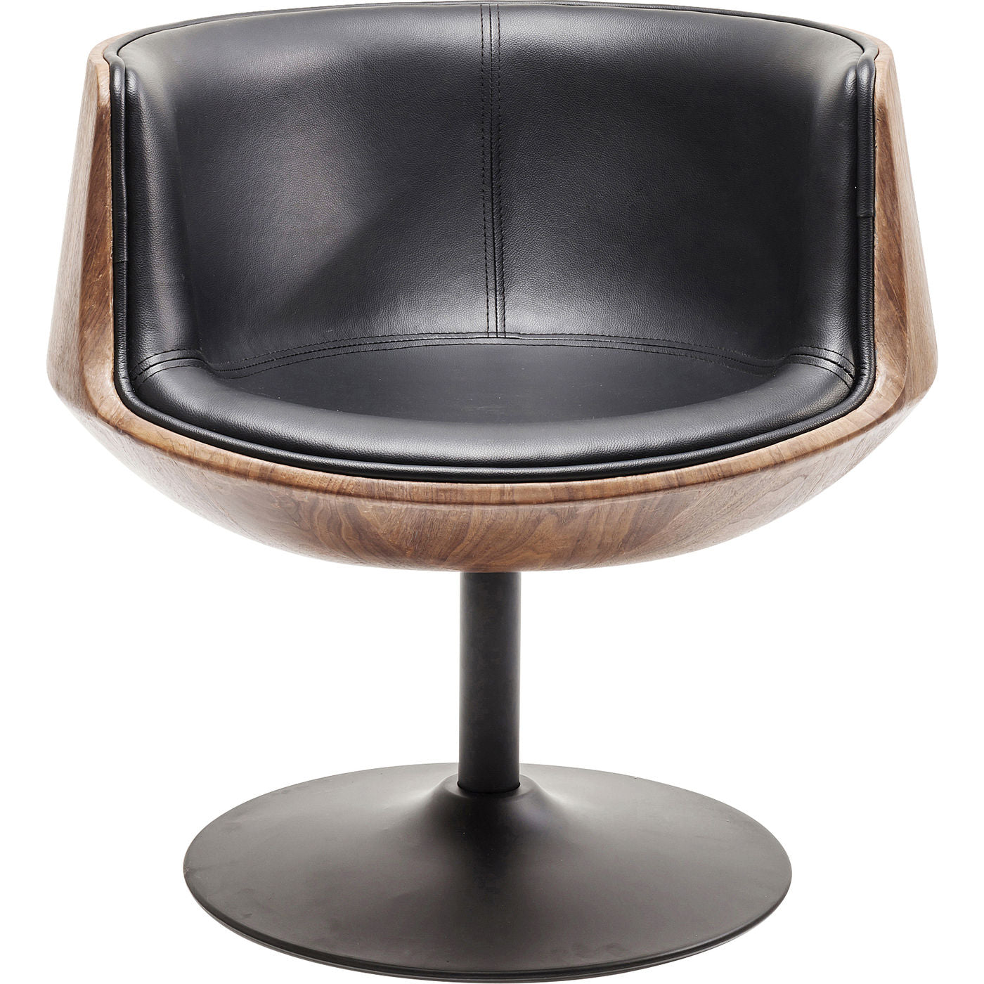 Swivel Armchair Club Walnut