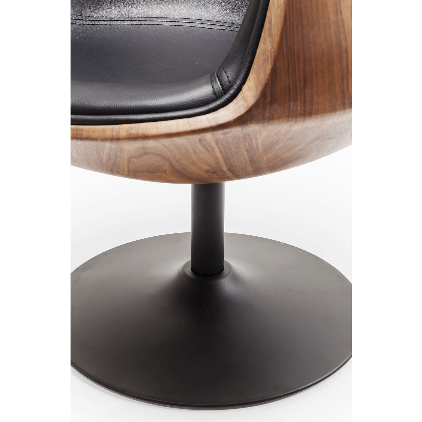 Swivel Armchair Club Walnut