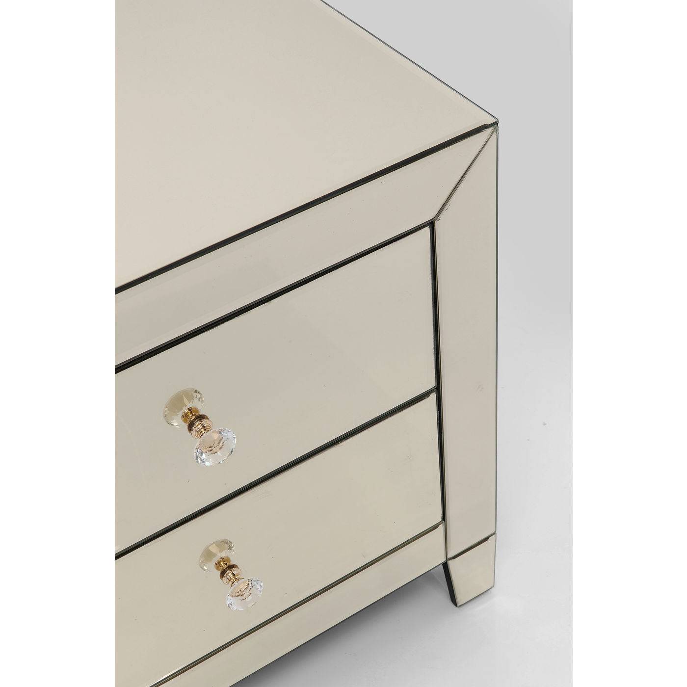 Dresser Small Luxury Champagne 2 Drawers - JULIA VENCE STORE