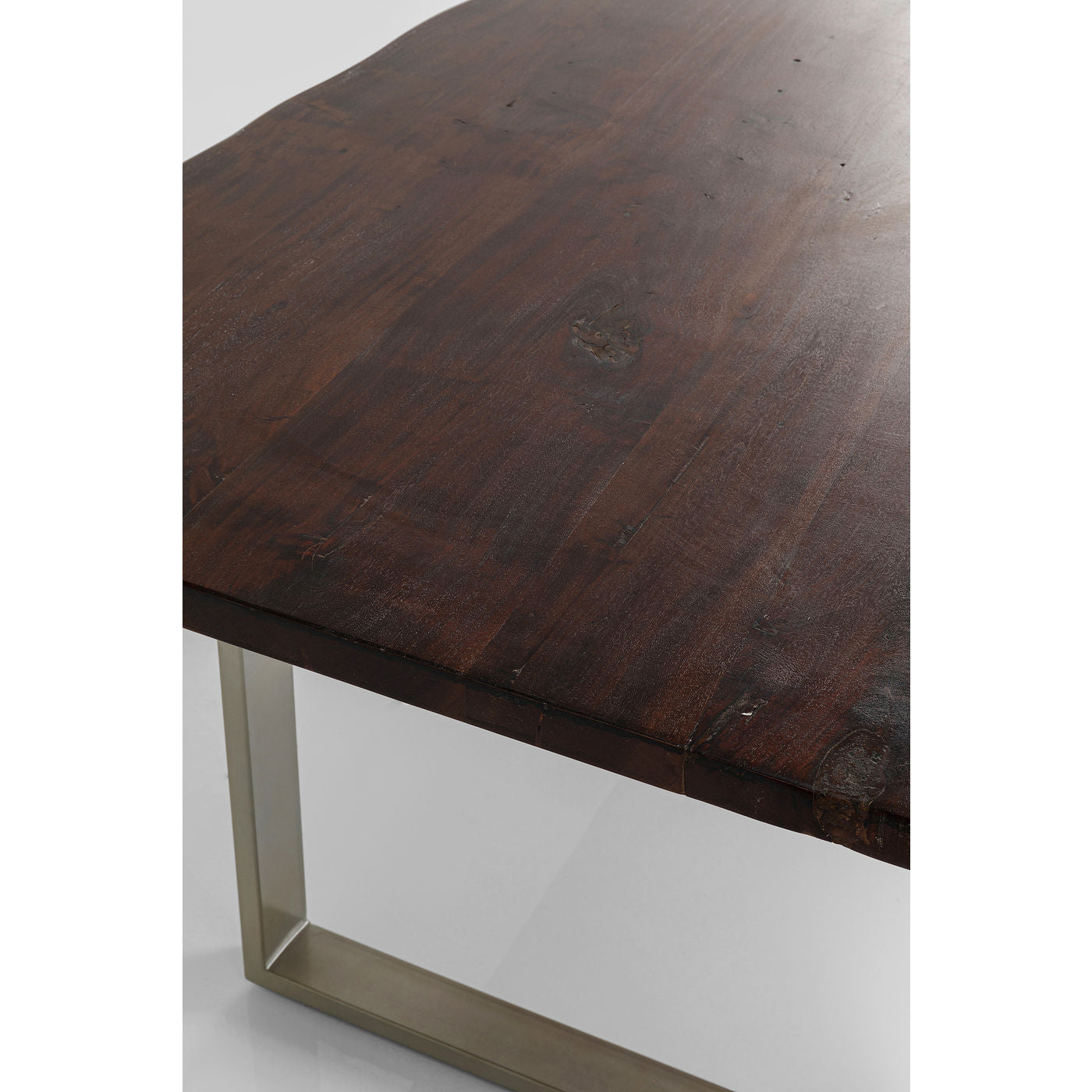 table harmony dark silver 160x80