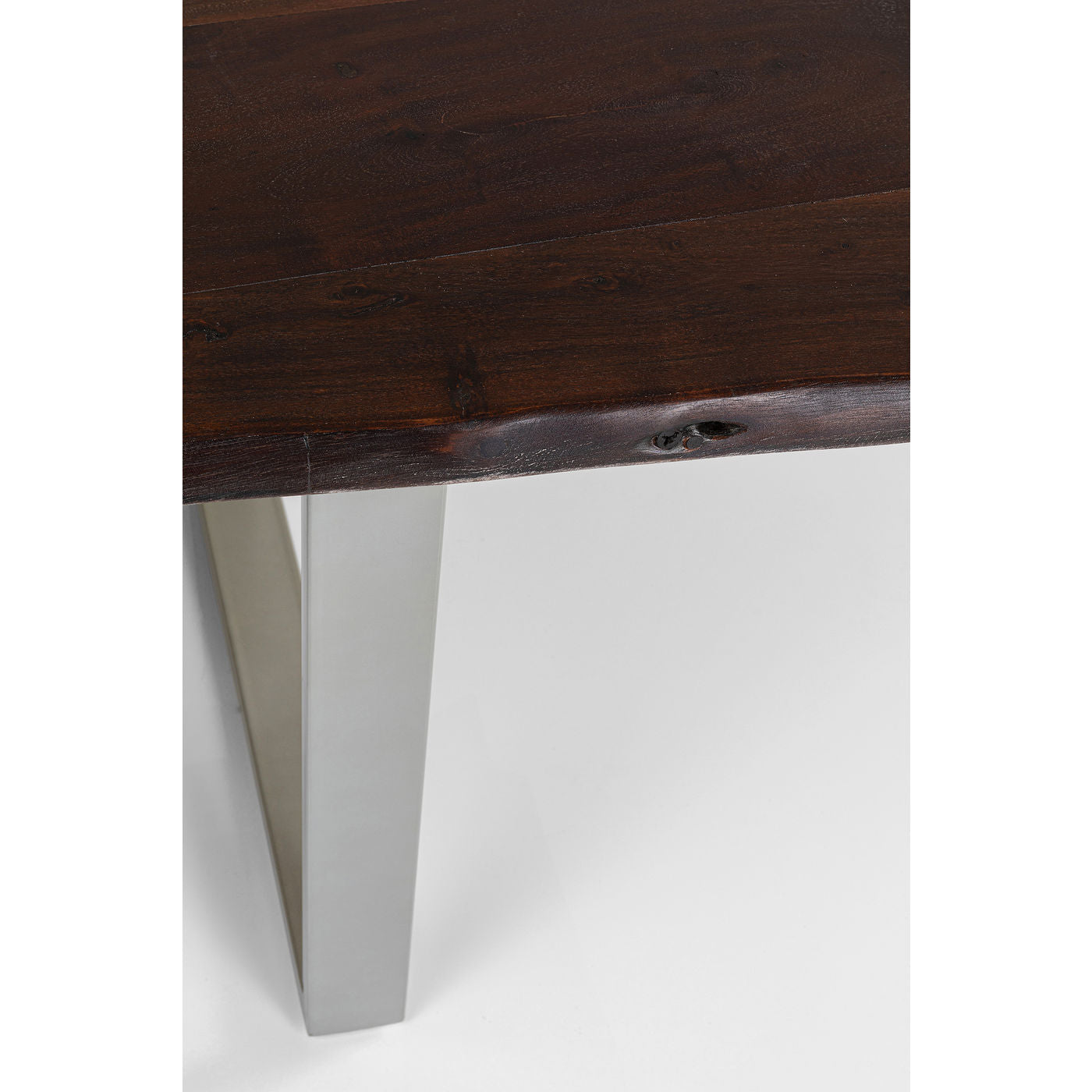 table harmony dark silver 160x80