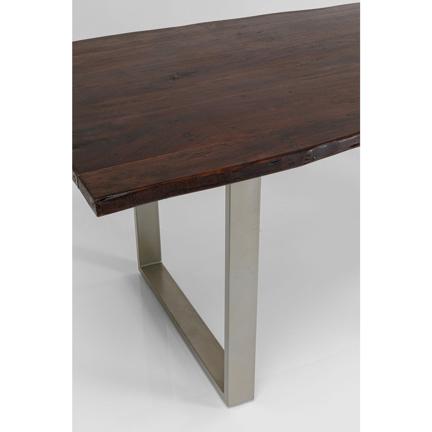 table harmony dark silver 160x80