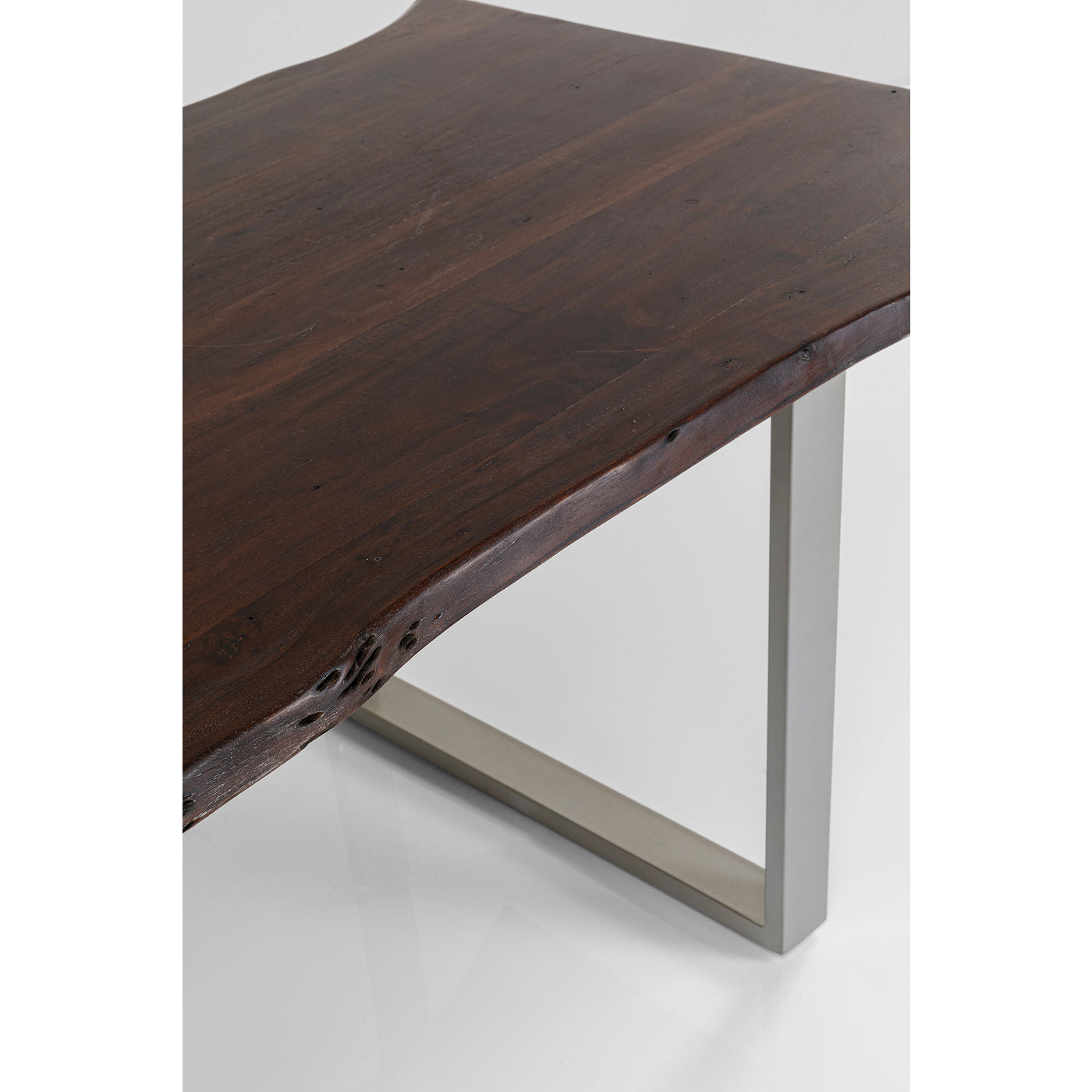 table harmony dark silver 160x80