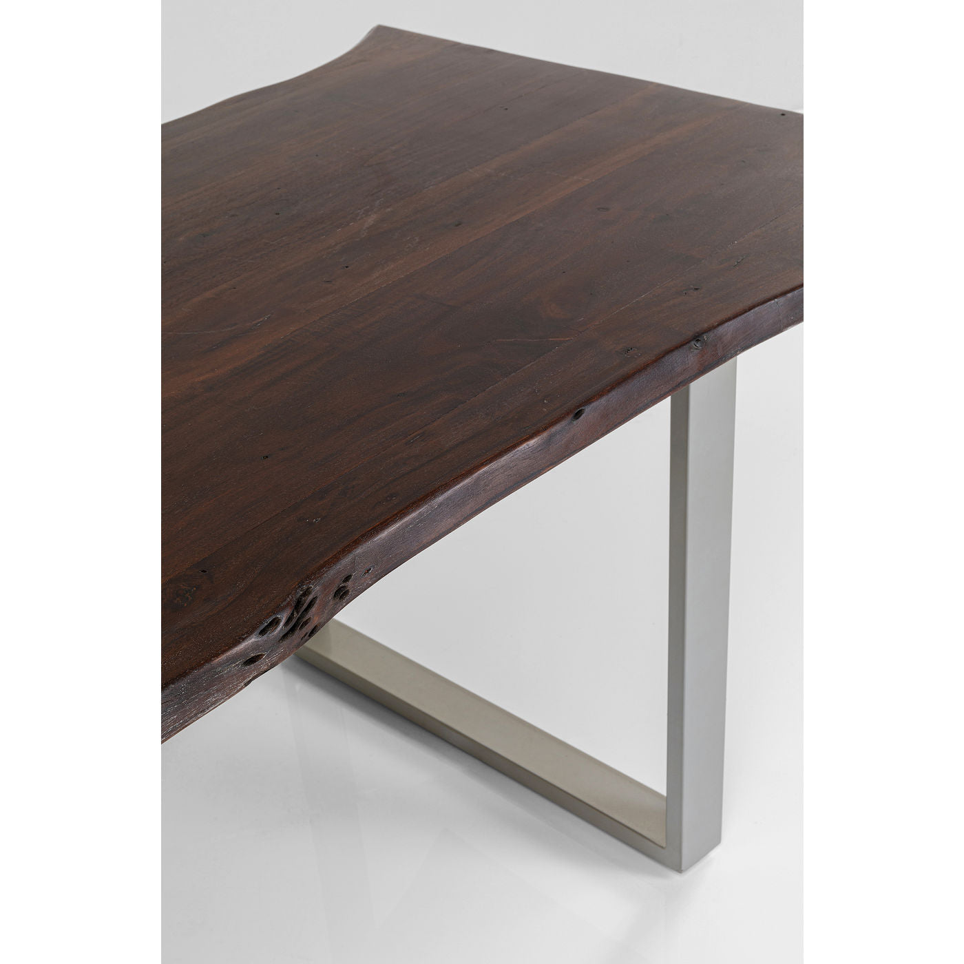 table harmony dark silver 160x80