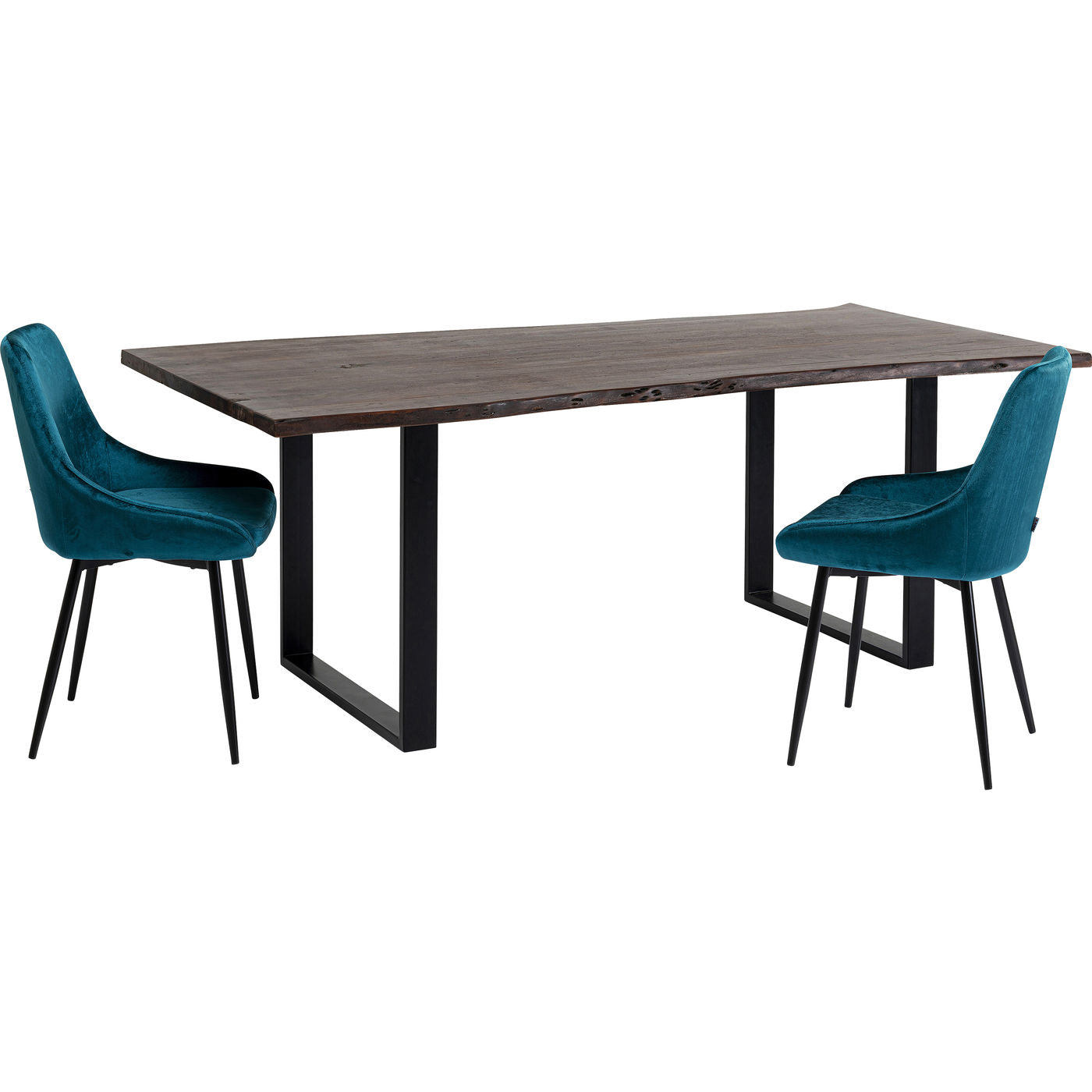 table harmony dark black 180x90