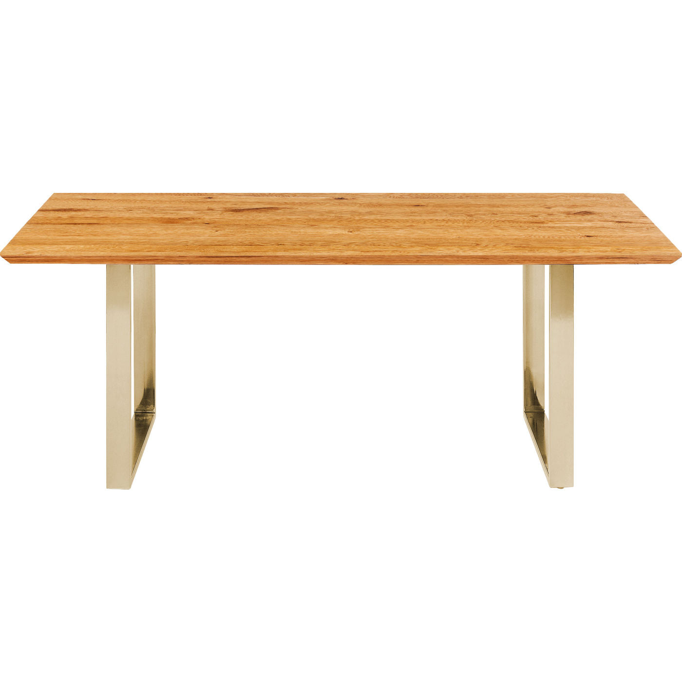 table symphony oak brass 200x100