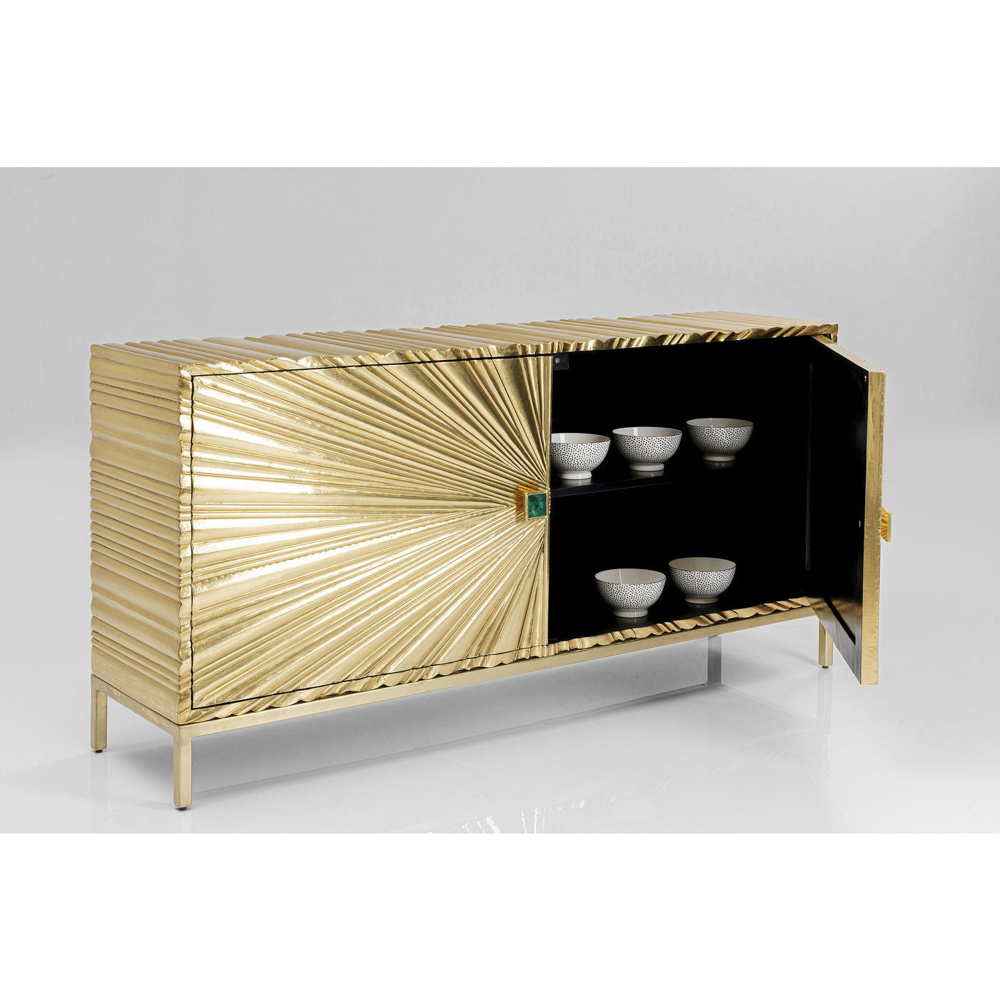 Handcrafted Golden Sideboard 