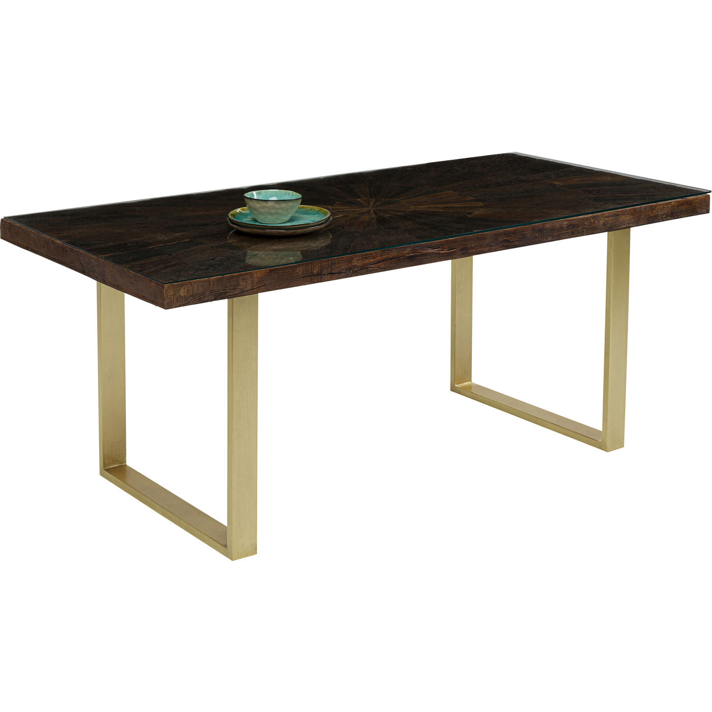 table conley brass 180x90