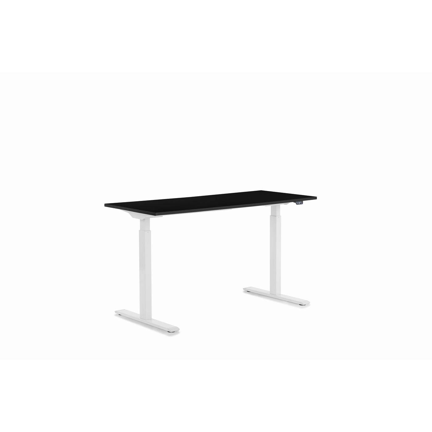 Desk Office Smart White Black 140x70