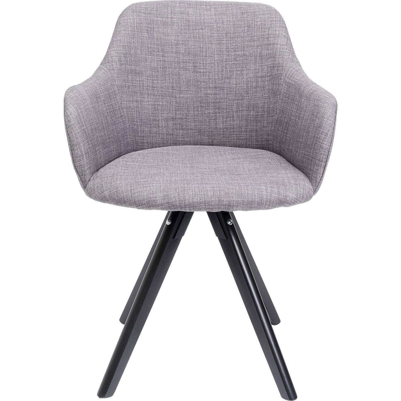 swivel armchair lady loco grey - JULIA VENCE STORE