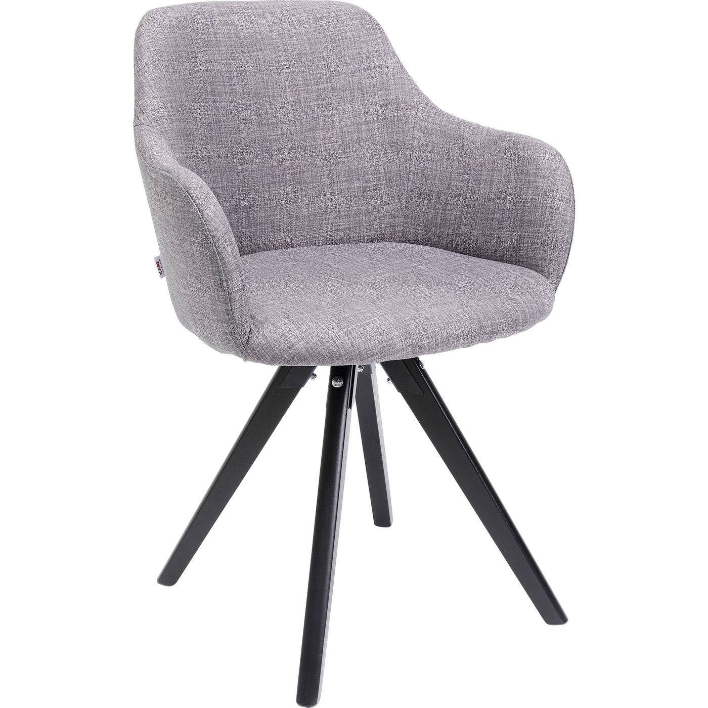 swivel armchair lady loco grey - JULIA VENCE STORE