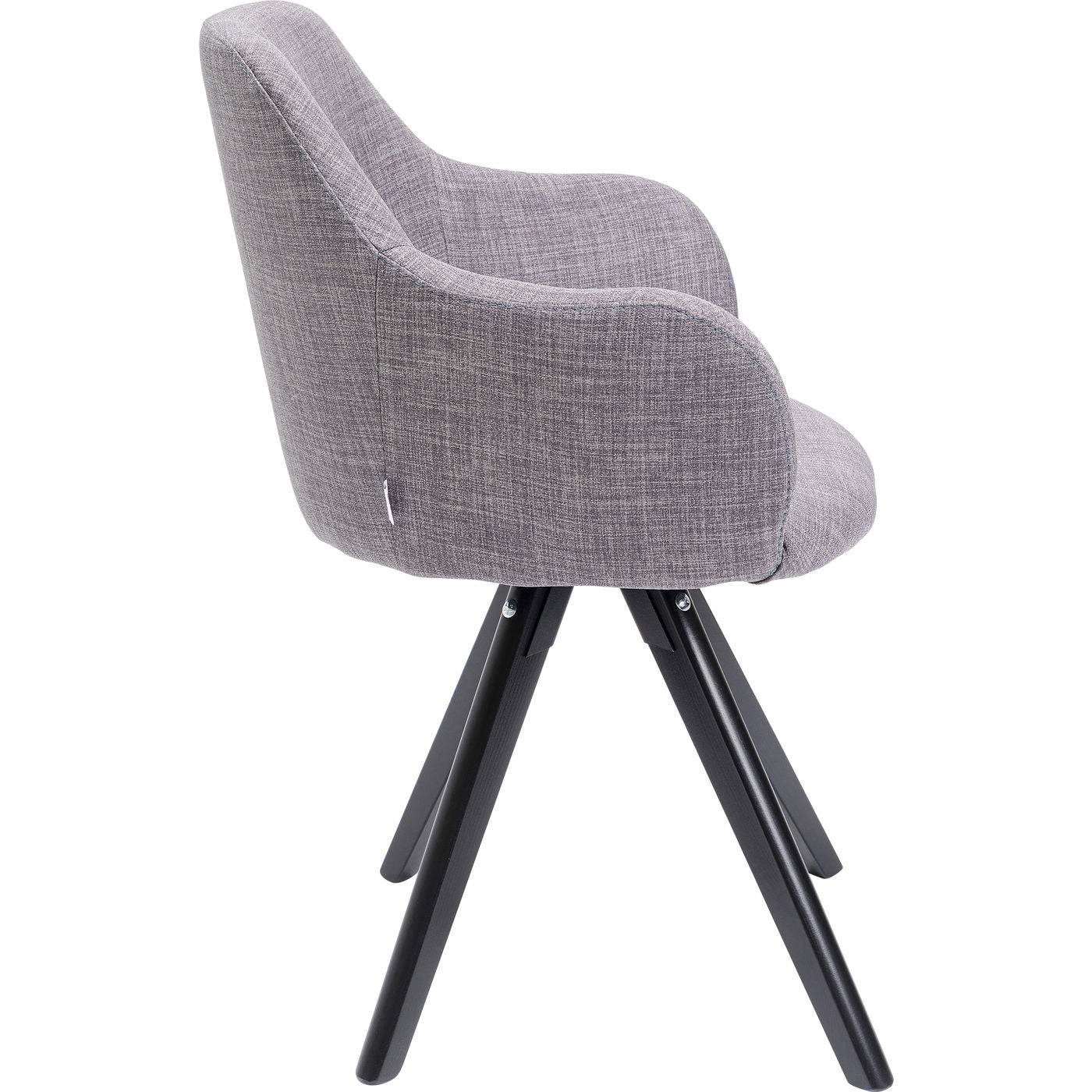 swivel armchair lady loco grey - JULIA VENCE STORE