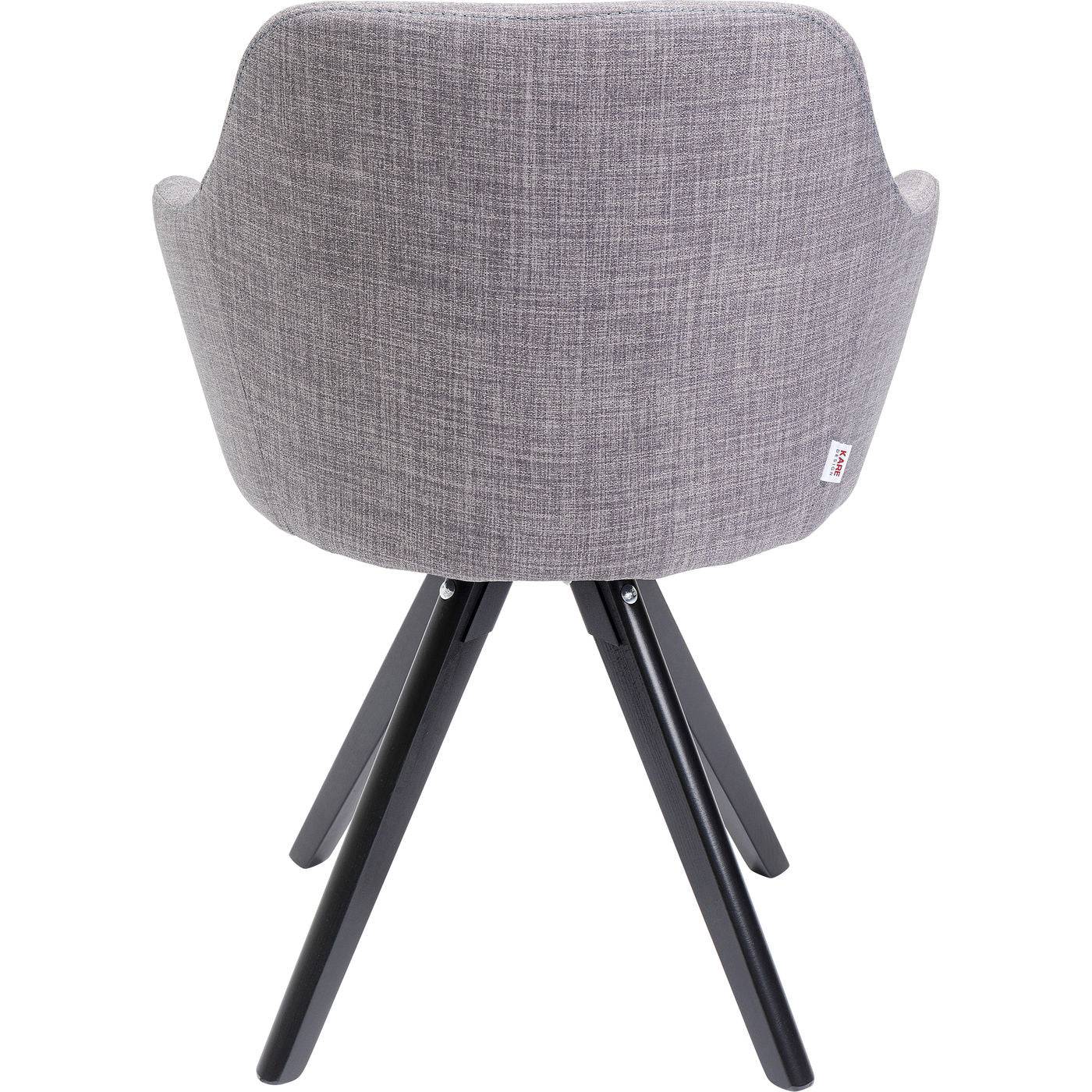 swivel armchair lady loco grey - JULIA VENCE STORE