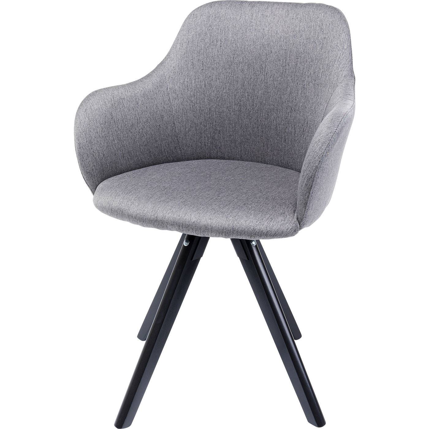 swivel armchair lady loco grey - JULIA VENCE STORE