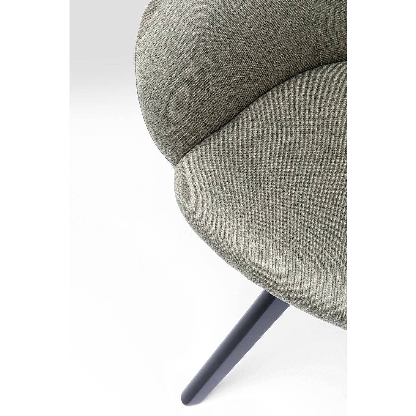 swivel armchair lady loco green - JULIA VENCE STORE