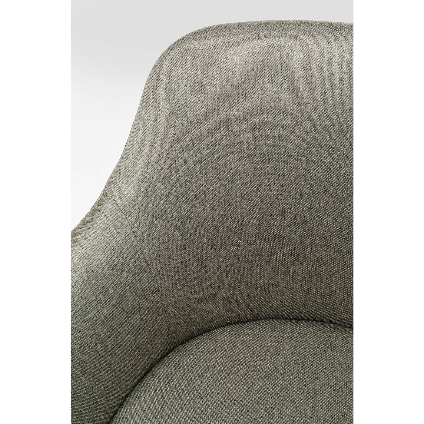 swivel armchair lady loco green - JULIA VENCE STORE