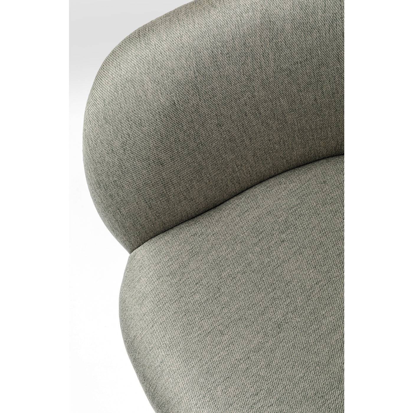 swivel armchair lady loco green - JULIA VENCE STORE