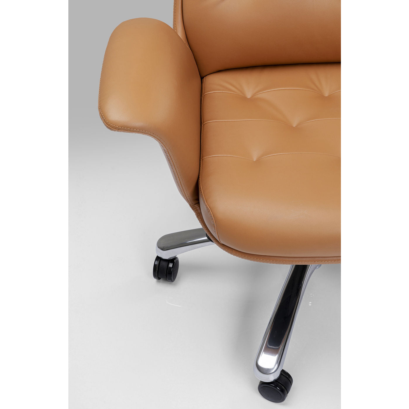 office chair brady silver