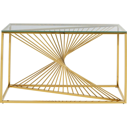 Gold Console Table